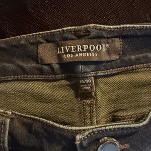 Liverpool Jeans Company Women's Straight Leg Jeans - Dark Blue